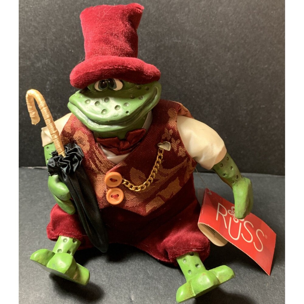 Russ Berrie Kathleen Kelly "Leopold" #2656 - Lil' Romantics Plush Shelf Sitter